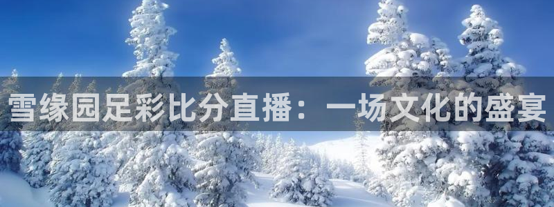 关于蓝鲸的视频：雪缘园足彩比分直播：一场文化的盛宴